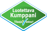 Luotettava kumppani. Tilaajavastuu-logo.