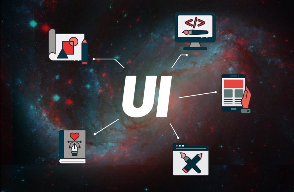 Käyttöliittymäsuunnittelu, Ui-suunnittelu visualisointi ikoneilla.